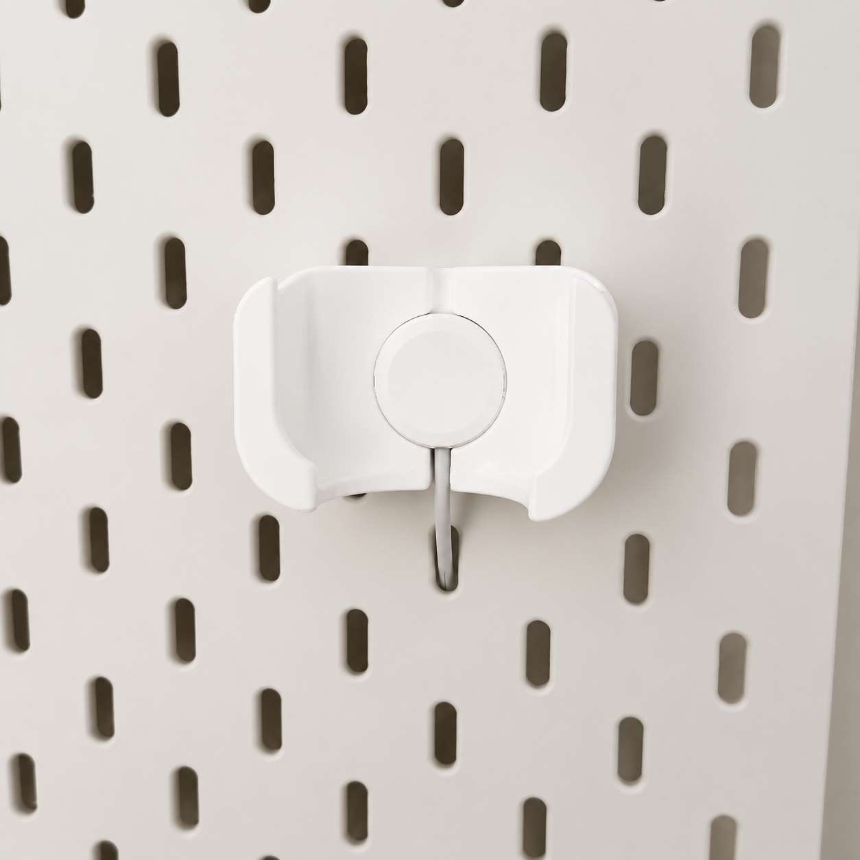 Skadis Pegboard Compatible Earphone Charging Stand Wall Hanging Cable Organizer Holder