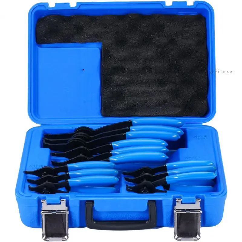 Snap Ring Pliers Set, Convertible Retaining Ring Pliers Set 0.038in 0.047in 0.070in 0.090inXX15ForgeFitness