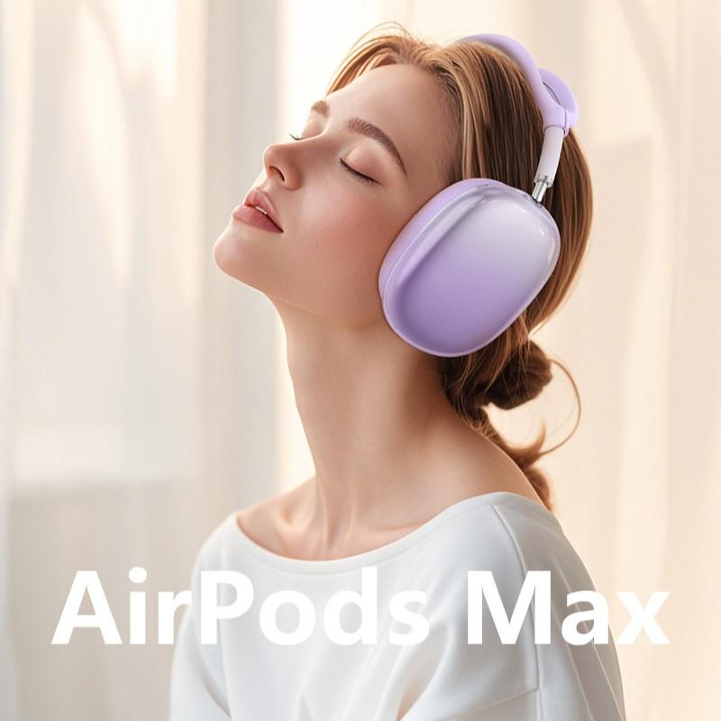 Silicone Case Cover for AirPods Max 2 Headphones,Clear Soft TPU Ear Cups Cover/Ear Pad Case Cover/Headband Cover for AirPods Max 2/1 (2026/2024/2020),Transparent Accessories for Apple AirPod Max