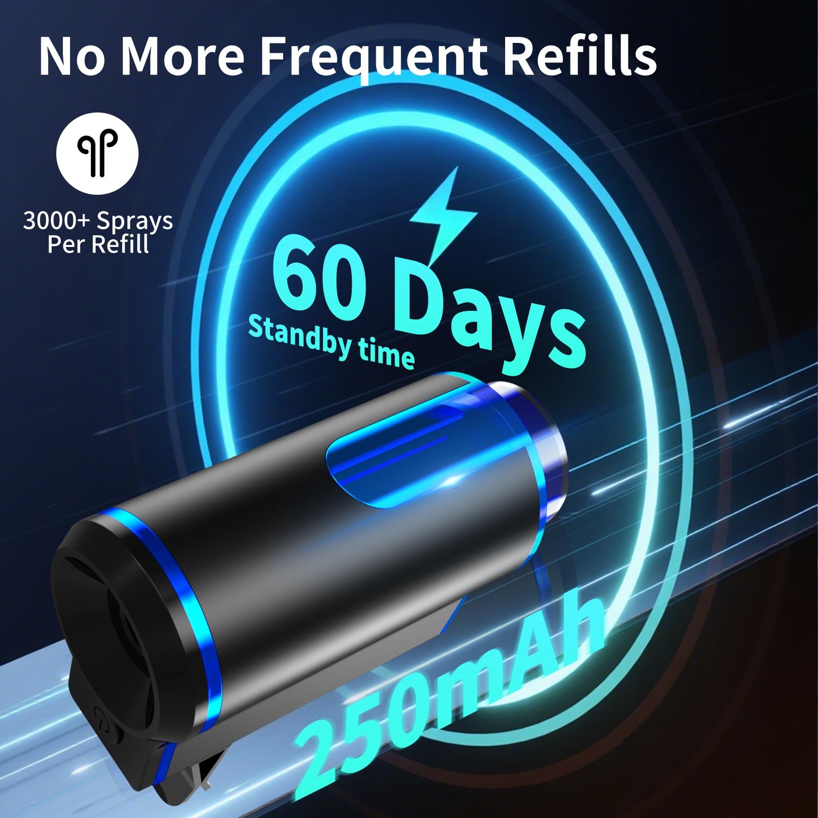 Car Diffuser Humidifier USB Aromatherapy Essential Oil Air Freshener, Mini Portable Cold Mist Diffuser for Car Home Office Bedroom