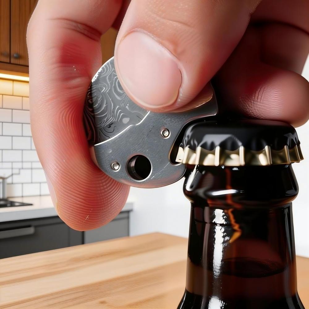 Mini Alloy Bottle Opener, Foldable Knife Wine Opener, Multi-Function Cutting Tool, Portable Alcohol Beverage Accessory