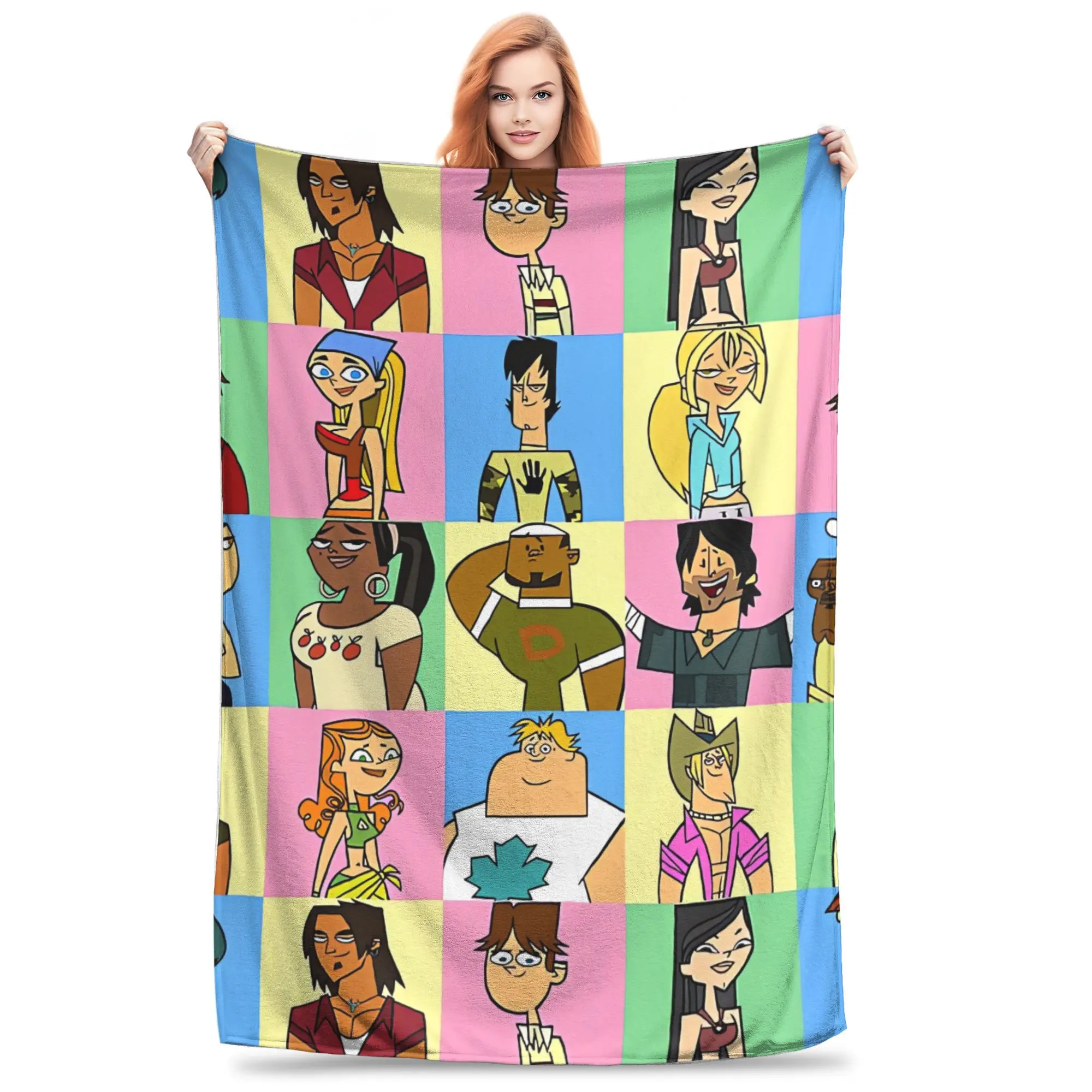 Total Pop Drama Themed Versatile Blanket for Home Sofa Office Lounge and Weekend Trips Perfect for Creating Relaxed Lifestyle Atmosphere Suitable as a gift sizes 60*80,30*40 ,40*50 50*60