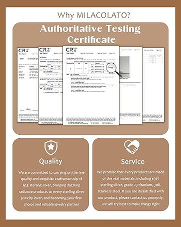 MILACOLATO Cubic Zirconia Stud Earrings Hypoallergenic 925 Sterling Silver Post Earrings Big Brilliant Stud Earrings for Women Men
