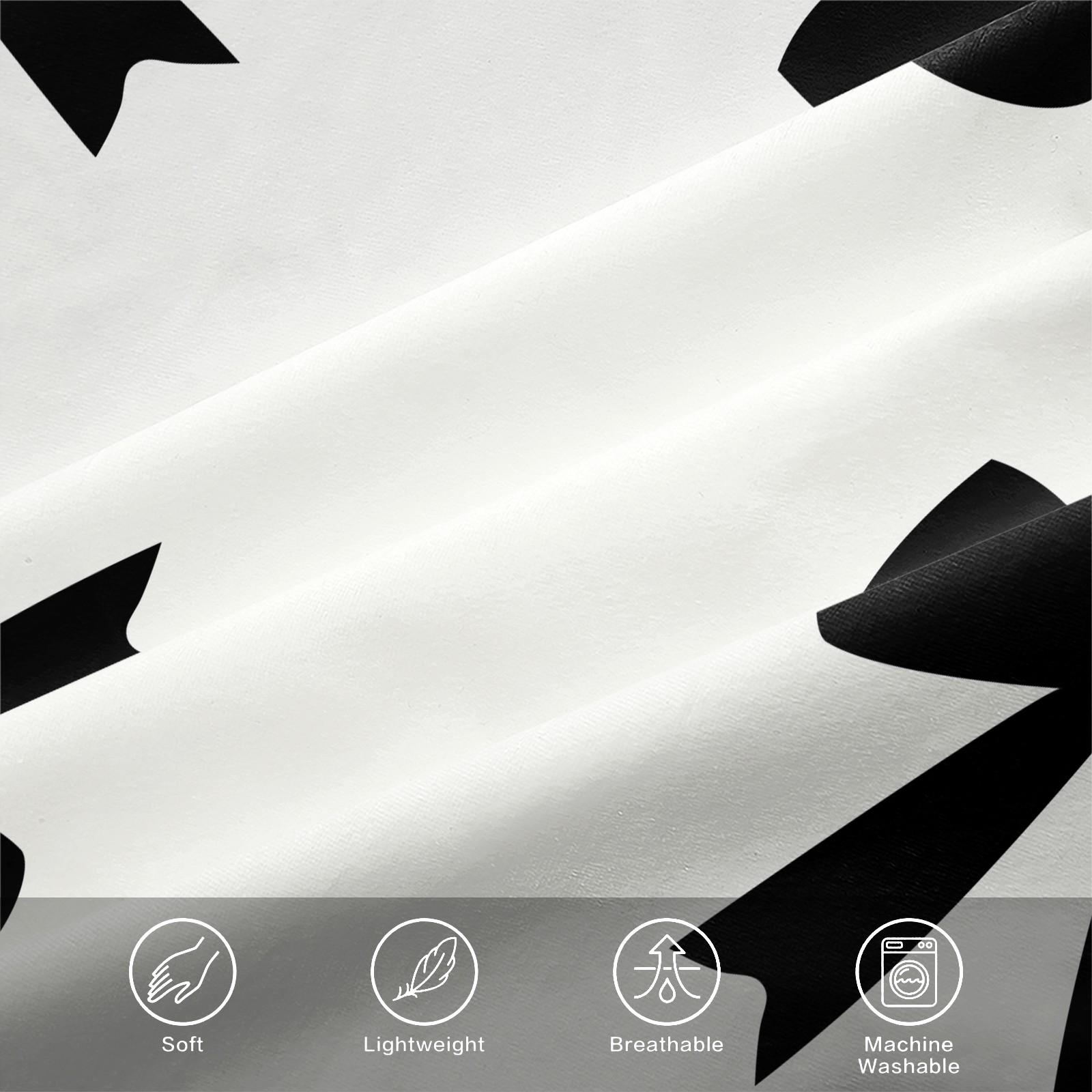 3Pcs Minimalist Bow Print Fitted Sheet Set, Cute Heart-Accented Bed Sheets for Bedroom, Warm Gift for Girls and Women