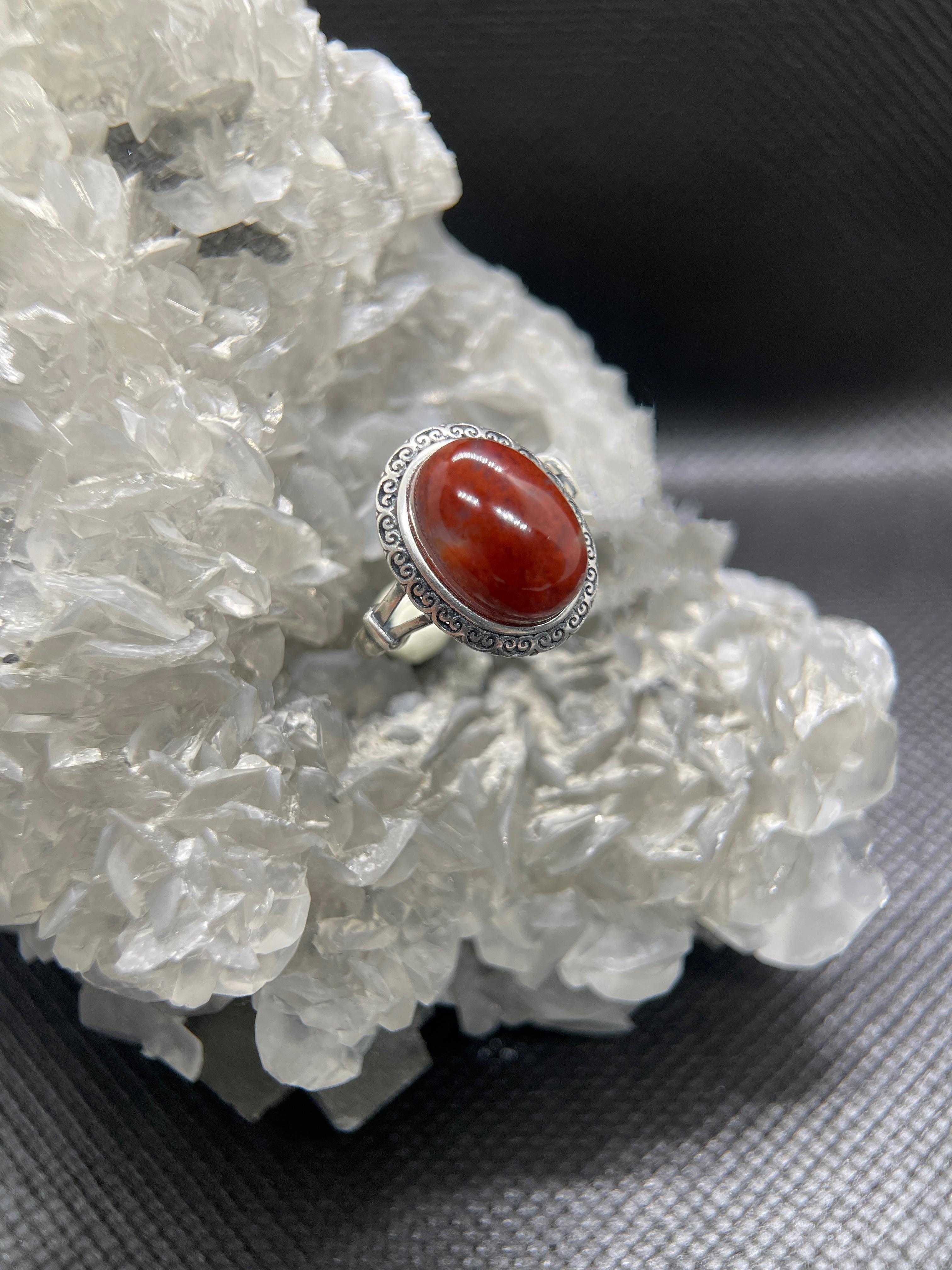 South Red Carnelian Rings, More Jewelry in Live Room, South Red Agate Ring, Carnelian Ring, Carnelian Jewelry, Red Carnelian Crystal Rings