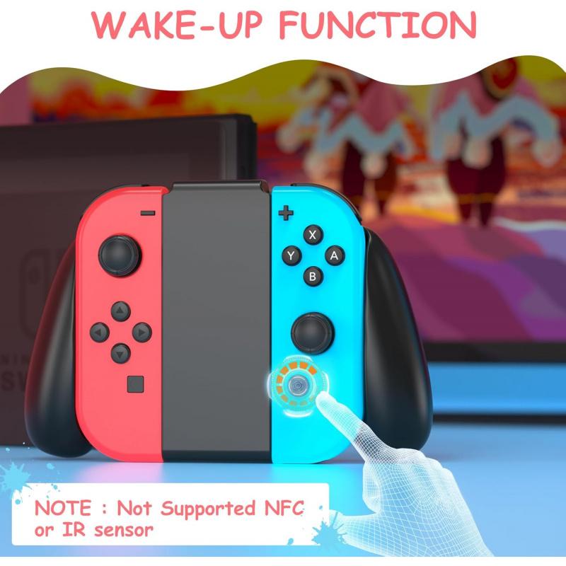 Wireless Controller for Nintendo Switch/lite/oled, DualVibration Function Replacement Parts, Wake-Up SwitchButton Design