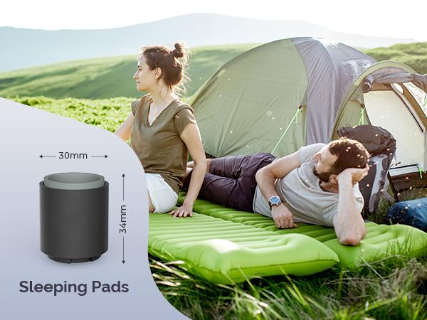 ETENWOLF AIR 3 Air Pump for Inflatables with 2600 mAh Battery & Camping Light, Ultra-Fast and Mini Electric Air Pump, Inflate Deflate for Air Mattress, Pool Floats, Vacuum Storage Bags