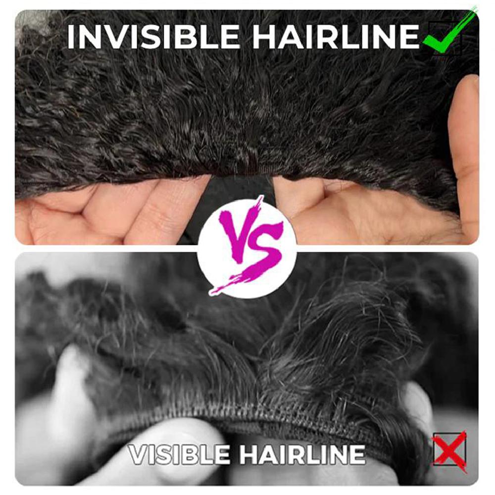 [ 3 In 1 Half Wig ] Midulla Kinky Curly Half Wigs Human Hair Wear and Go Glueless Short Curly Human Hair Wigs Upgraded Drawstring Cap for Women Beginner Friendly #FallFreshness SpringStatements