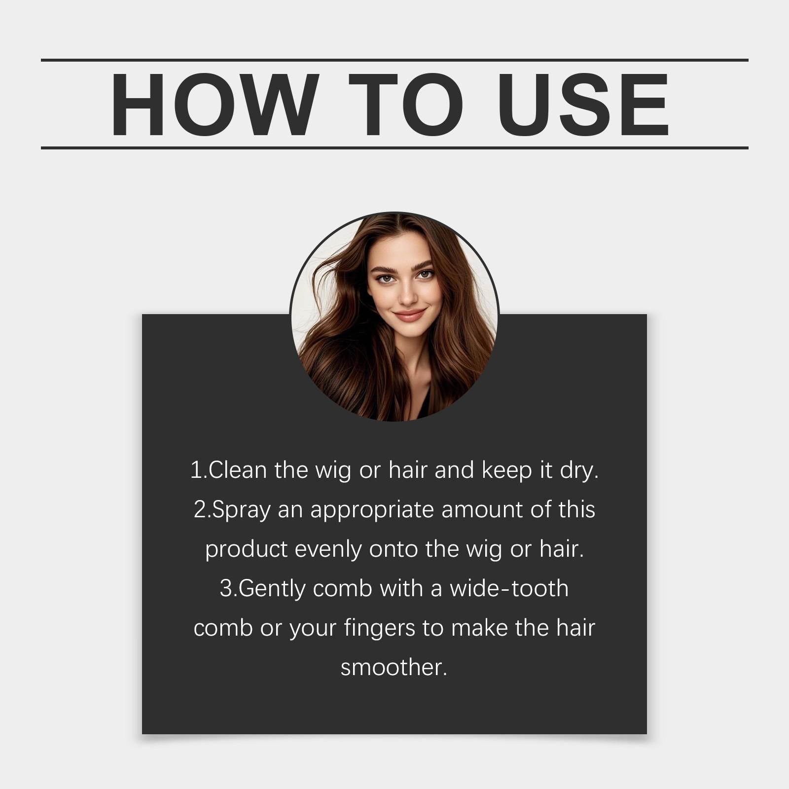 Volumizing Hair Spray, Refreshing Daily Hair Care, Moisturizing Portable Hair Treatment, Lightweight Formula for All Hair Types