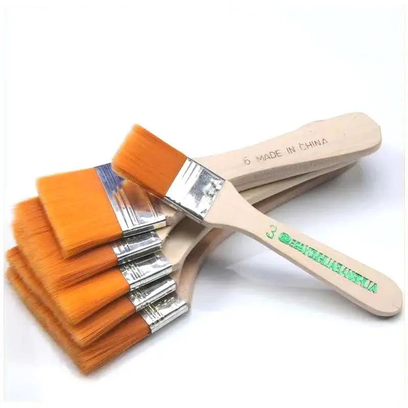 NO.1-5 Yellow Nylon Soft Hair Small Cleaning Brush Laptop Keyboard Brushes Clean Screen Crevice Dust Paint Brush