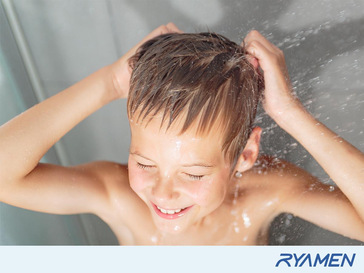 Ryamen Filtered Shower Head with Handheld，High Pressure 9 Spray Mode Showerhead with Hose,Bracket and Minerals Stones Replacement Filters for Hard Water,Anti-clog & Powerful to Clean, Rdrm9040MB