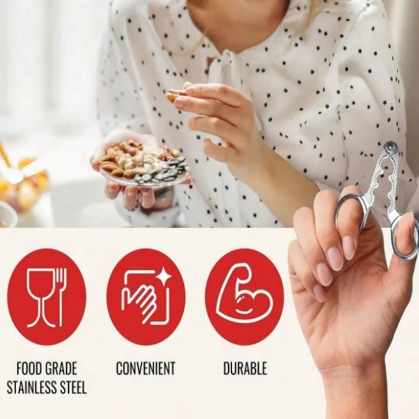 Magic Nutcracker Tool for Shelling Sunflower Seeds, Lazy Person's Pine Nut and Watermelon Seed Sheller, Hazelnut Opener