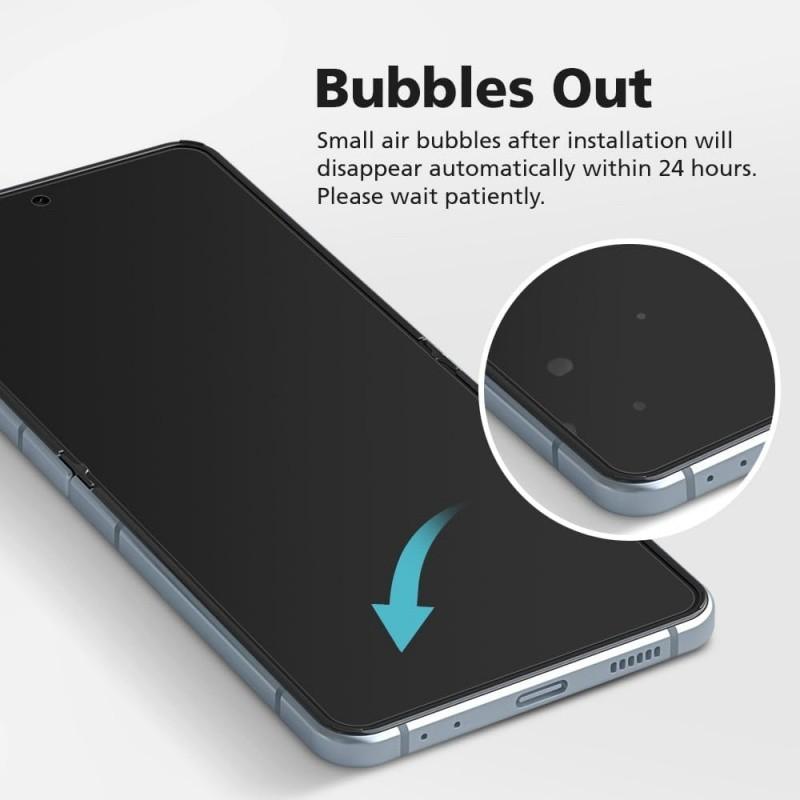 2-In-1 Privacy Screen Protector Film for Samsung Galaxy Z Fold 8/7/6/5, Internal + Front Tpu Material, 3h Hardness, Shell-Friendly Design