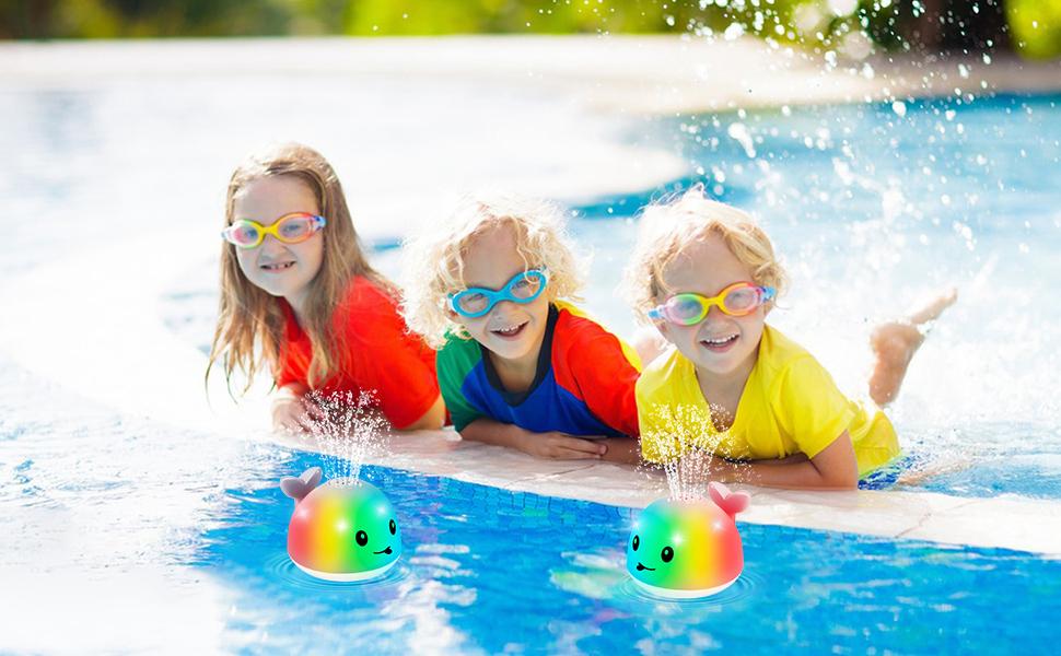 Whale Pool Toy, Rechargeable Pool Fountain Toy , Water Spray Toy with Light for Kids, Water Toy, Waterproof Swimming Toys Sprinkler for Kids, Birthday Christmas Halloween Gifts Whale Pool Toy, Rechargeable Pool Fountain Toy , Water Spray Toy with Light for Kids, Water Toy, Waterproof Swimming Toys Sprinkler for Kids, Birthday Christmas Halloween Gifts