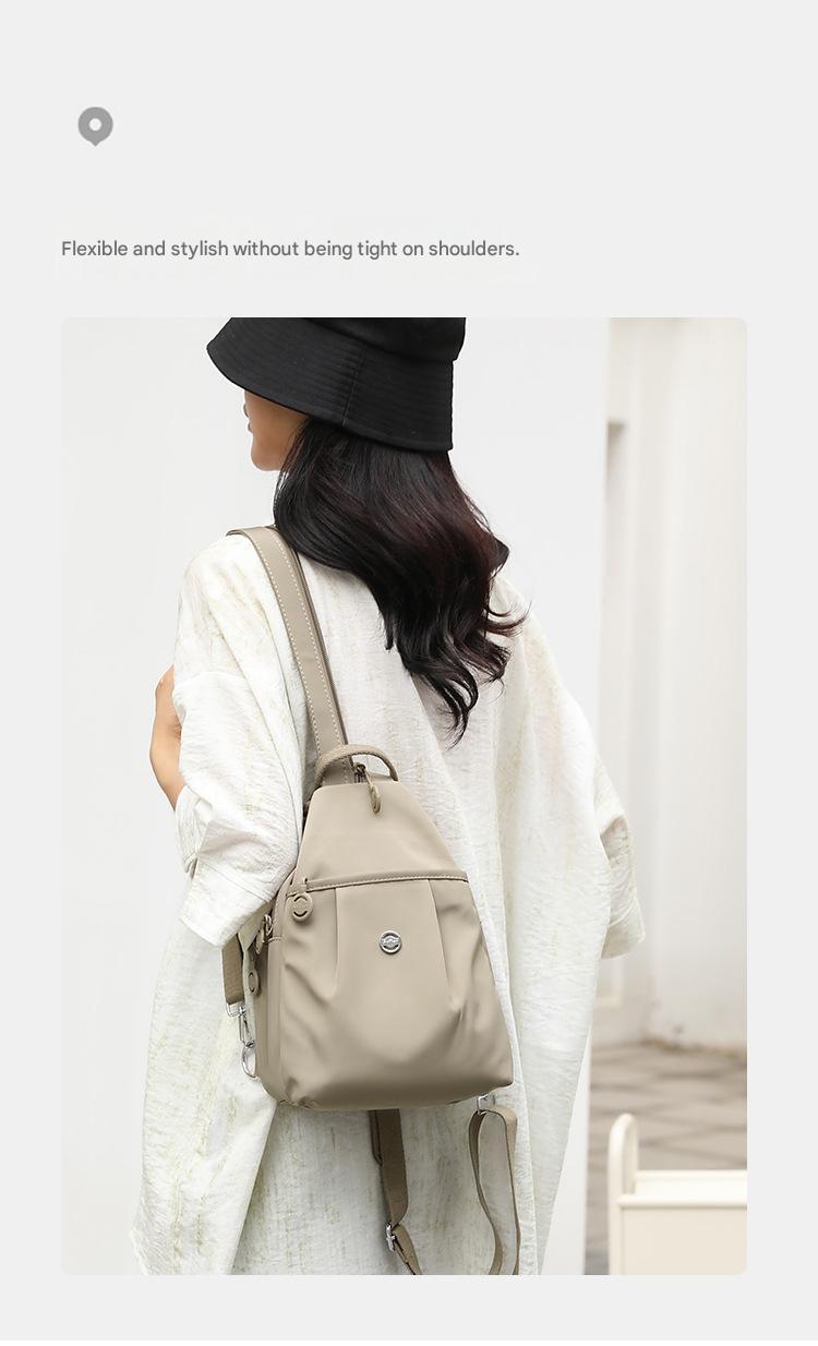 Velora Fashion Oxford Cloth Casual Backpack Messenger Bag Chest Bag with Side Pouch Adjustable Strap Zipper Pocket Inner Patch Pocket 30x21x14cm Velora Fashion Oxford Cloth Casual Backpack Messenger Bag Chest Bag with Side Pouch Adjustable Strap Zipper Pocket Inner Patch Pocket 30x21x14cm