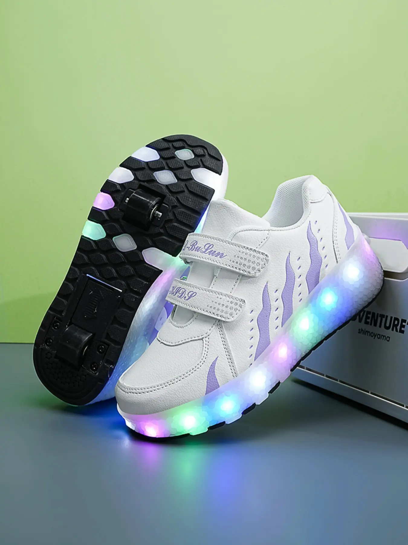 Purple And White