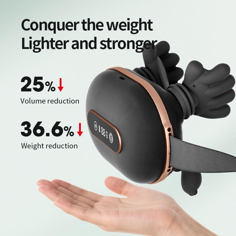 4D Human-like Neck & Shoulder Massager，Your Personal Masseur at Home，4D Neck Relaxer  Deep-Kneading Nodes & Soothing Heat，The Ultimate Wellness Gift: 4D Intelligent Neck Massager with Auto  Memory Function