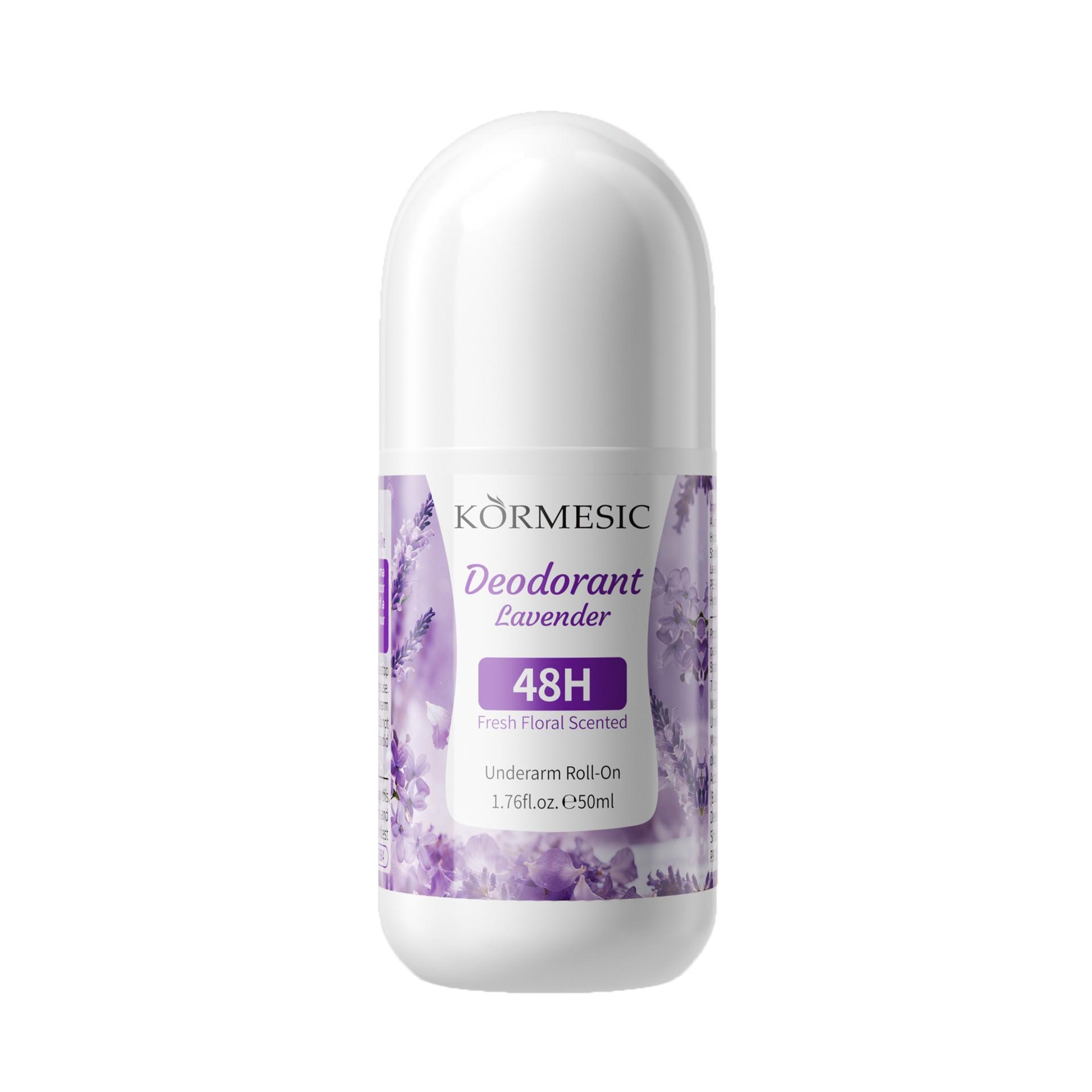 Lavender Roll-On Deodorant Mist, Body Care, Long-Lasting Sweat Control, Fresh Natural Lavender Scent, Smooth Texture, Ideal for Daily Use & Sports