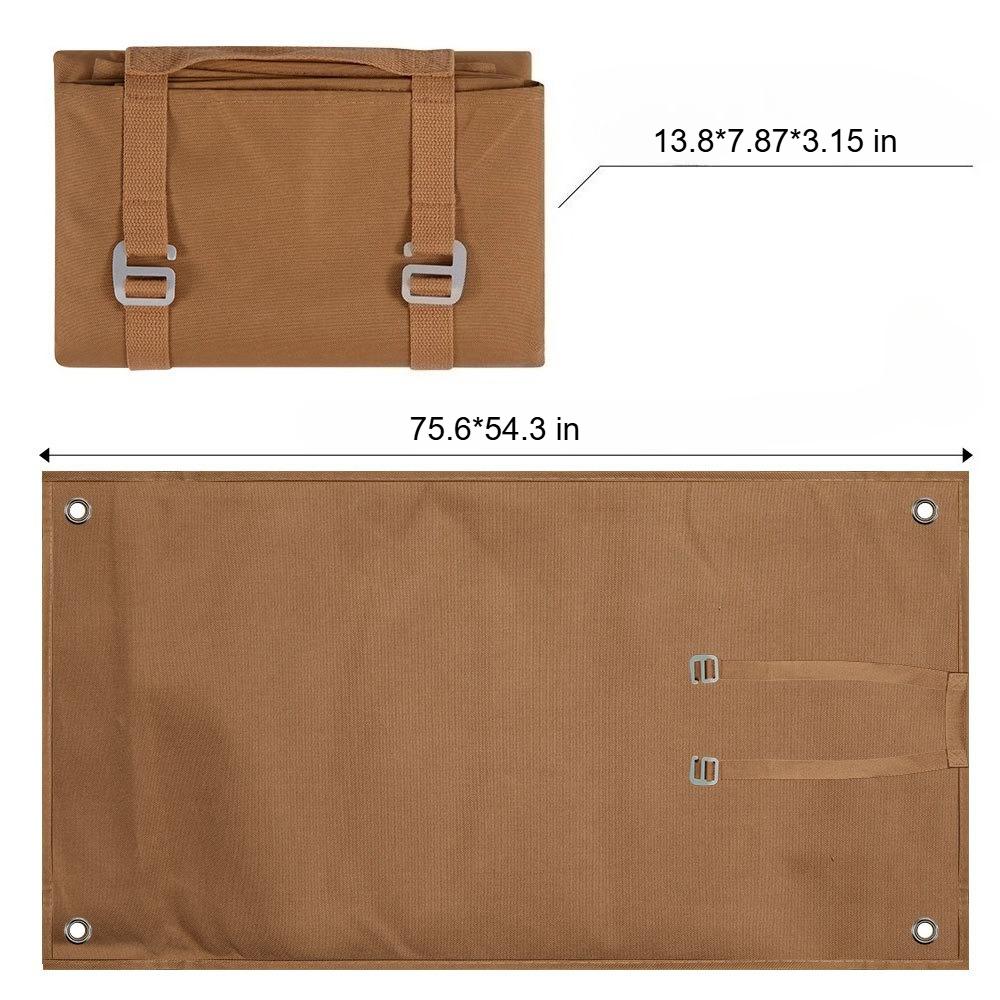 Heavy Duty Waterproof Camping Mat, Thick Oxford Cloth Tent Footprint, Portable Ground Sheet for Hiking, Beach, Picnic, Fishing & Outdoor Activities