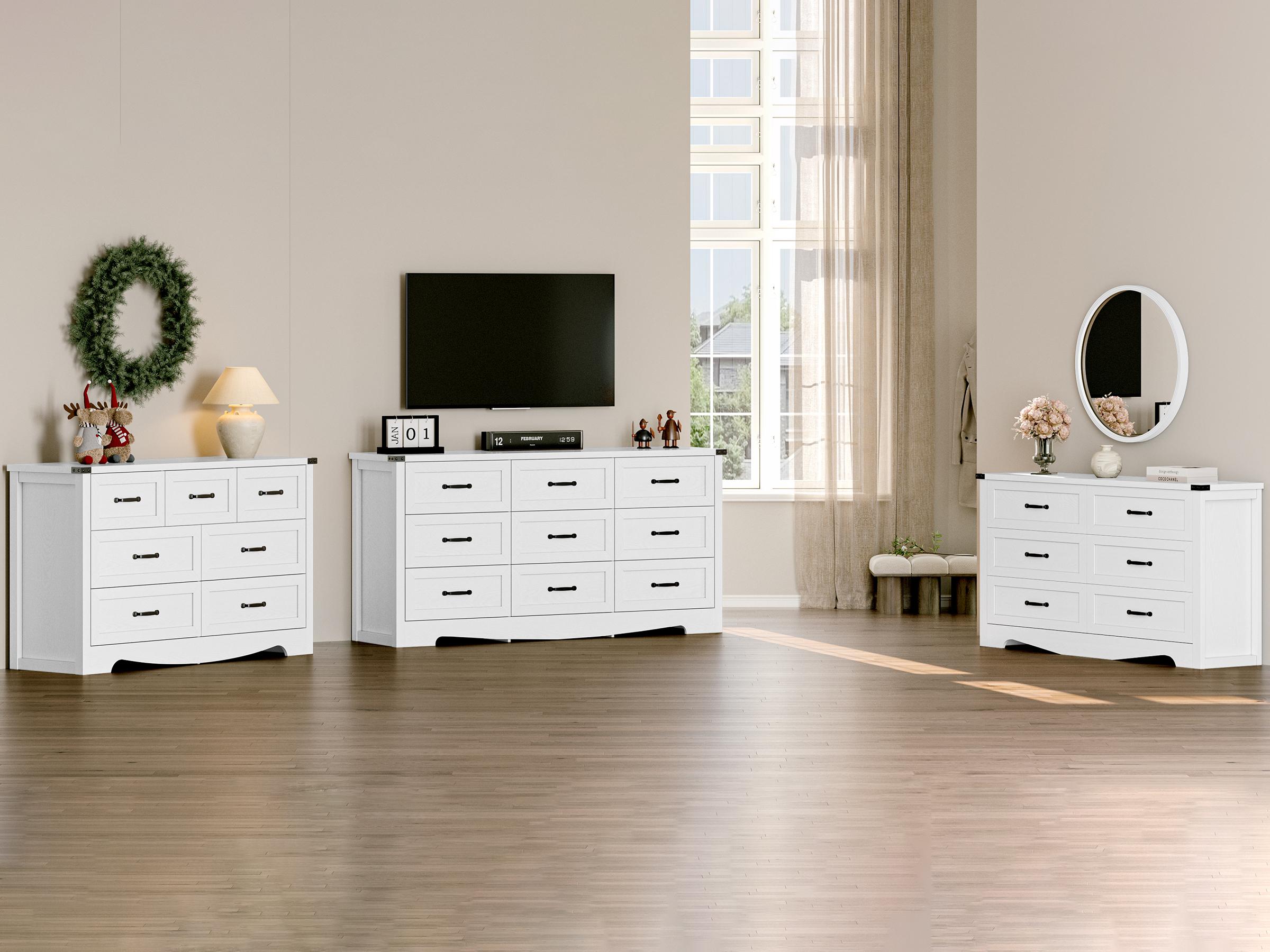 Dresser for Bedroom, Modern Wooden Chest of Drawers with Natural Wood Texture, 6 Drawer Wood Dresser for Closet with Metal Handles, Sleek Storage Solution for Living Room, Office, Hallway Dresser for Bedroom, Modern Wooden Chest of Drawers with Natural Wood Texture, 6 Drawer Wood Dresser for Closet with Metal Handles, Sleek Storage Solution for Living Room, Office, Hallway