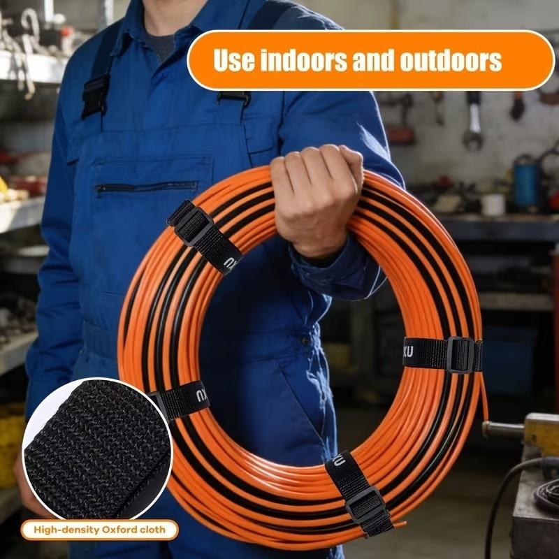2pcs Adjustable Extension Line Organizer, Durable Three-Axis Buckle Cable Management Strap, Safe Storage for Studio and Garage