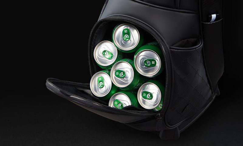 Ask Echo Golf Prestige-14 Way Full Length Hybrid Leather Stand Bag Ask Echo Golf Prestige-14 Way Full Length Hybrid Leather Stand Bag