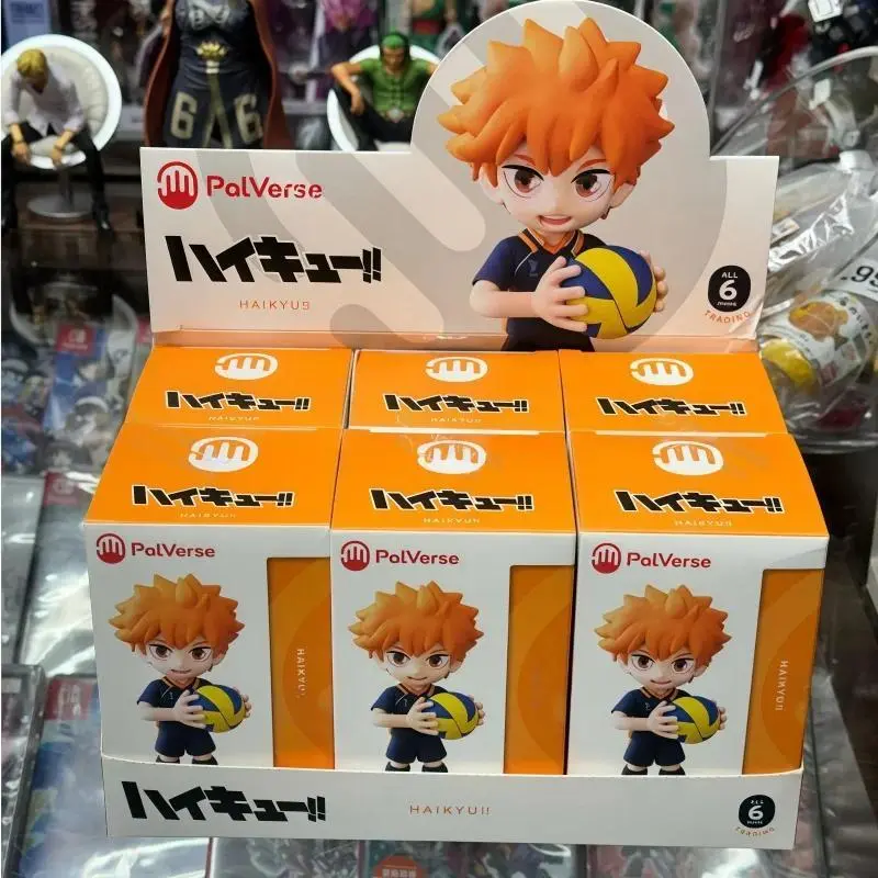 Haikyuu!! Series Kawaii Anime Figure Blind Box Bushiroad Palverse Mystery Collection Decoration Toy for Kids Birthday Gifts