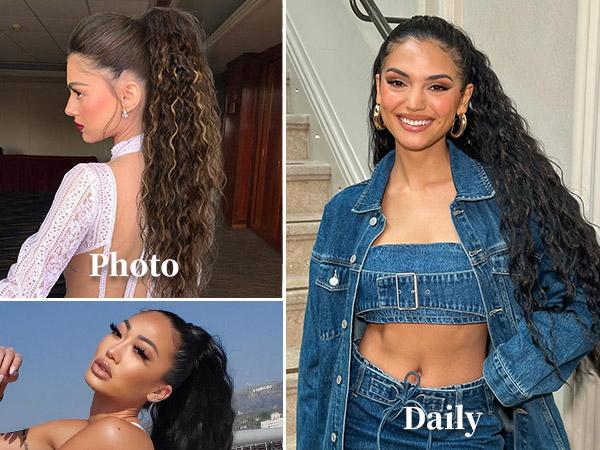 Claw Clip Ponytail Extension Claw 30" Curly Pony Tail Clip in Claw Hair Extensions Fluffy Natural Looking Synthetic Hairpiece for Women Claw Clip Ponytail Extension Claw 30" Curly Pony Tail Clip in Claw Hair Extensions Fluffy Natural Looking Synthetic Hairpiece for Women