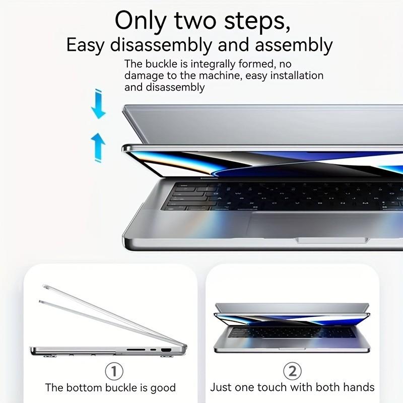 Apple Macbook Neo 13-Inch Transparent Ultra-Thin Protective Case, Scratch-Resistant Durable Portable Cover for Work Commute Holiday Gift