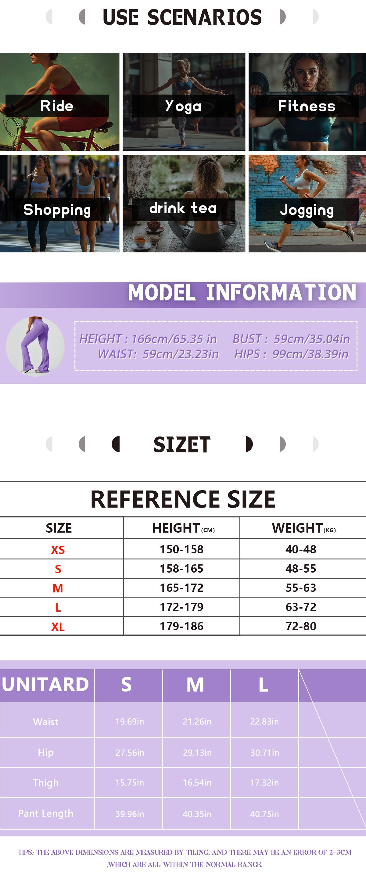 NcmRyu High Waist Flared Yoga Pants for Women - Ribbed Booty-Lifting Stretchy Activewear Yoga Pilates Gym Trendy Design sweatpants fitness legging