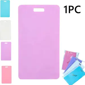 Erasable Badge Sticky Notes, Reusable Silicone Vertical Horizontal Badge Buddy, Ballpoint Pen Write&Alcohol Wipeable Notepad, Lightweight ID Card Badge Reel Notepad for Nurses Doctor