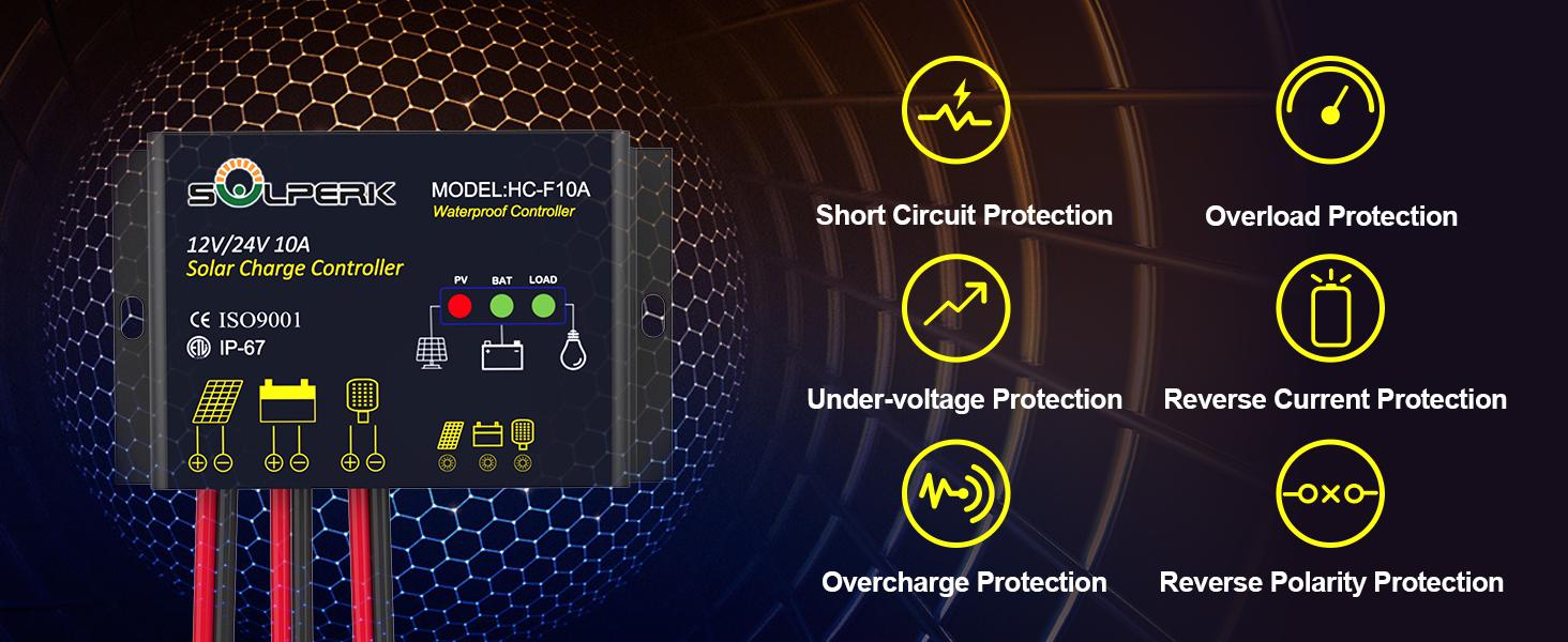 SOLPERK 50W/12V Solar Panel Kit, Solar Battery Trickle Charger Maintainer + Waterproof Controller + Adjustable Mount Bracket for Automotive Motorcycle Boat Marine RV Camping Roof Outdoorfun dealsforyou SOLPERK 50W/12V Solar Panel Kit, Solar Battery Trickle Charger Maintainer + Waterproof Controller + Adjustable Mount Bracket for Automotive Motorcycle Boat Marine RV Camping Roof Outdoorfun dealsforyou