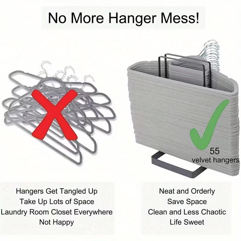 Large Capacity Stackable Clothes Rack, Stainless Steel Detachable Storage Organizer, Space Saving Clothing Hanger, Home Laundry Room Decor