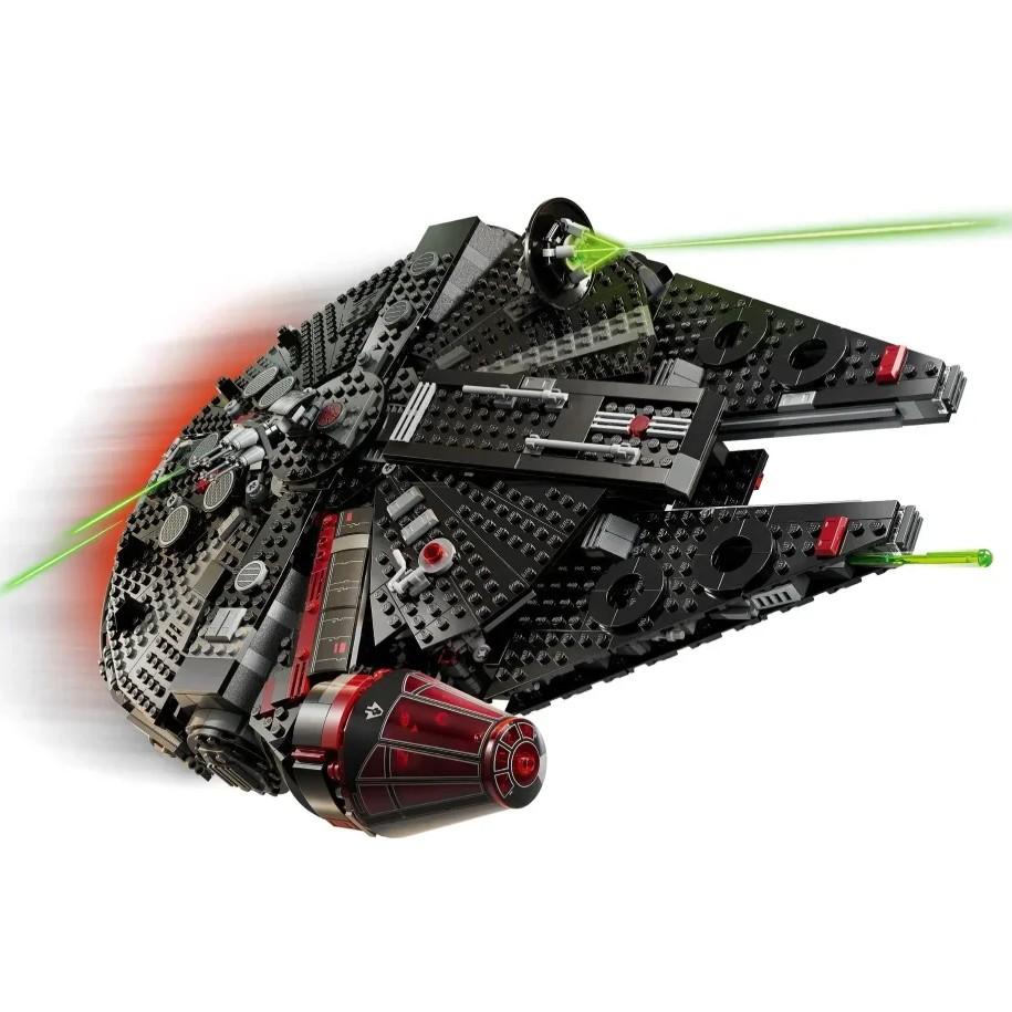 New Arrival 1579 Pieces Dark Falcon Millennium Series Spacecraft Building Set, Enhances Kids' Manual Skills, DIY Model Kit, Child Toy Gift