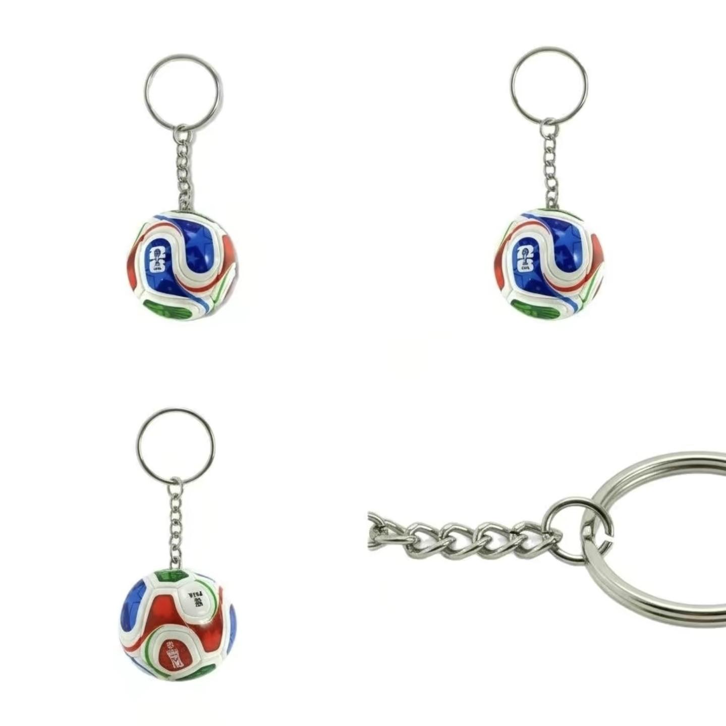 Football Keychain Pendant, Detailed Trophy Decoration, 2026 Usa Canada Mexico World Cup Memorial Gift, Unisex Present, Stylish Keychain