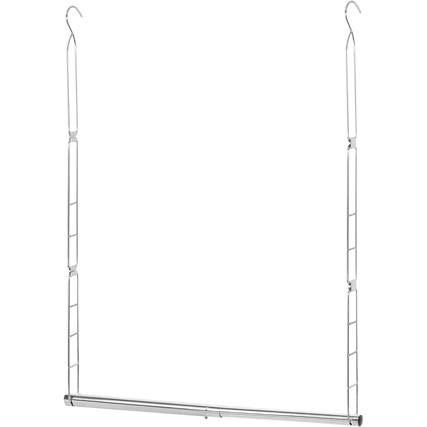 Closet Rod, Adjustable Width and Height Closet Organizer, Space-Saving Clothes Bar, Closet Extender Rod Double Closet Rod, 1 Pack Black Closet Rod, Adjustable Width and Height Closet Organizer, Space-Saving Clothes Bar, Closet Extender Rod Double Closet Rod, 1 Pack Black