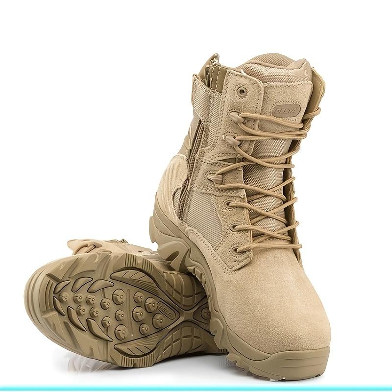 Newscheden High-DELTA Tactical Boots Outdoor Combat Boots Desert Training Boots Breathable Wear-Resistant Combat Boots Outdoor Hiking Boots Mountaineering Boots Non-Slip Wear-Resistant Men's Boots Jungle Camping Boots Comfortable Durable Boots Outdoor Act