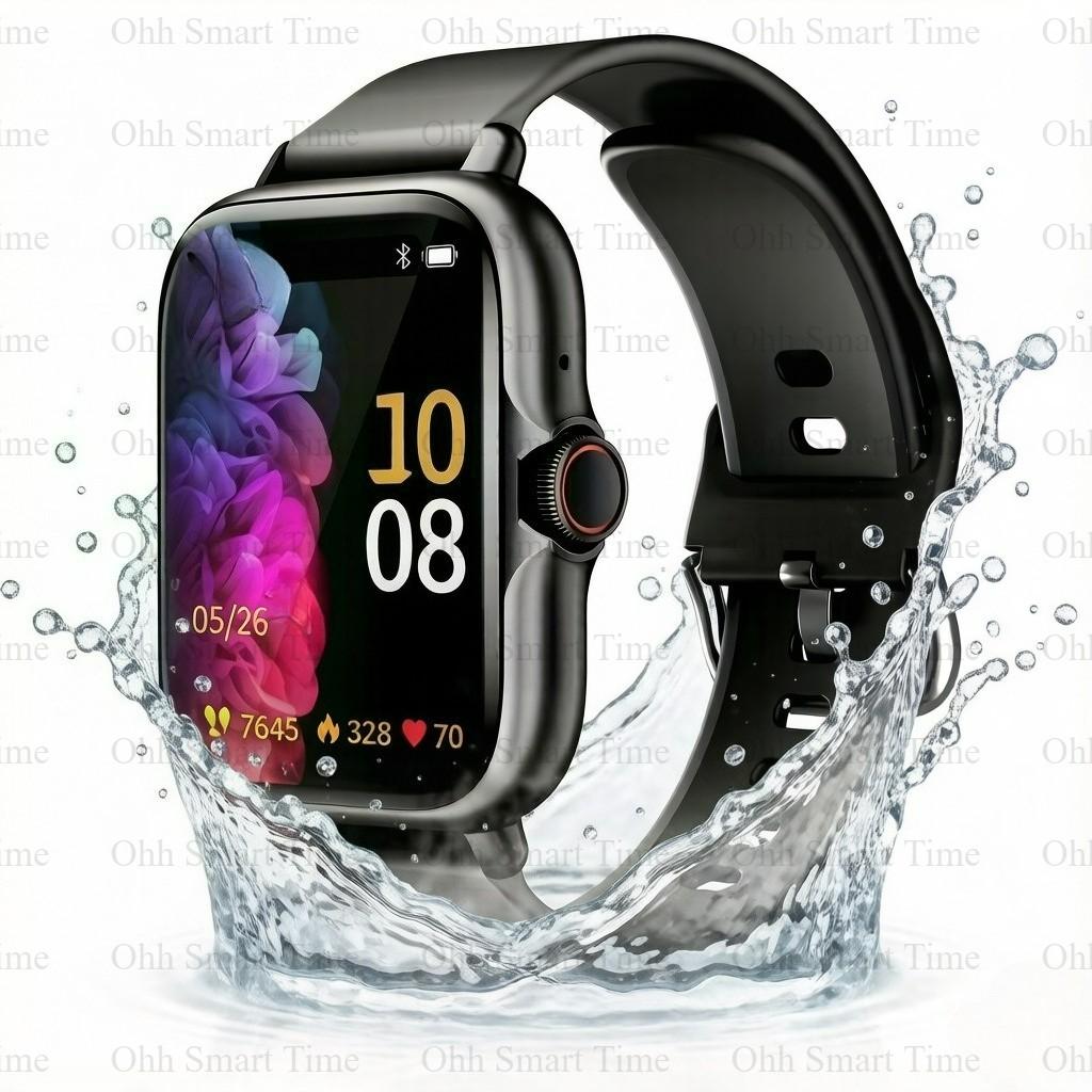 Multifunctional Smartwatch for Men Women, Wireless Call & Answer Function, Pedometer & Fitness Tracker, Steps/Calories Counter, Multiple Sports Modes, Sedentary Reminder & Call SMS Reminder, Multimedia Message Viewing & Weather Forecast