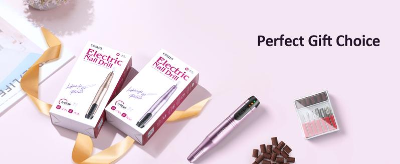 Springtok Beauty Products - COSLUS Electric Cordless Nail Drill File Professional: Portable Filing nail drill machine kit,pedicure kit for feet, toenail kit,Pedicure with UV LED Nail Lamp, Callus Remover for Feet, Cutics Care & Drill Bits/Sanding Bands