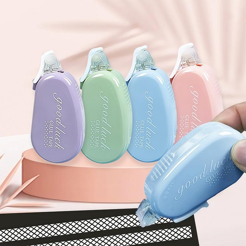 5 large capacity double-sided tape sets - strong adhesive, easy to stick and remove, suitable for scrapbooks, collages and photo albums, diaries, handicrafts, offices, back to school preparation, non stick multi-purpose glue, smooth application