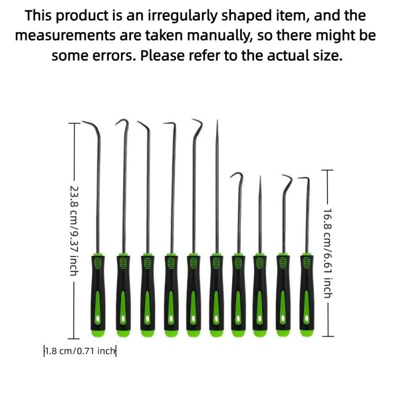 10-Piece Precision Hook Set, Car Oil Seal, Mini Precision Hooks, Durable Tools, Multi-Functional Tool Kit, Auto Repair Tools
