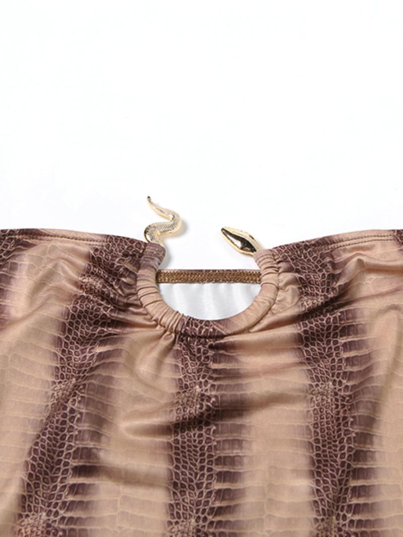 Women's Graphic Print Tube Formal Bodycon Dress, Elegant Fashion Dress for Party Club Dating Wear, Women Dress for Summer, Womenswear