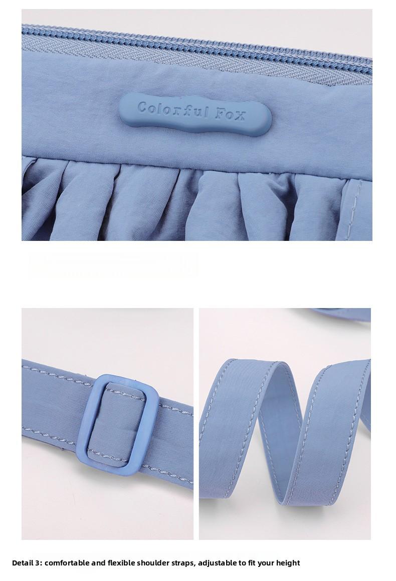 Soft Ruched Cloud Shoulder Bag, Lightweight Casual Crossbody Purse, Multi-Color Versatile Tote for Daily & Streetwear outdoorfun