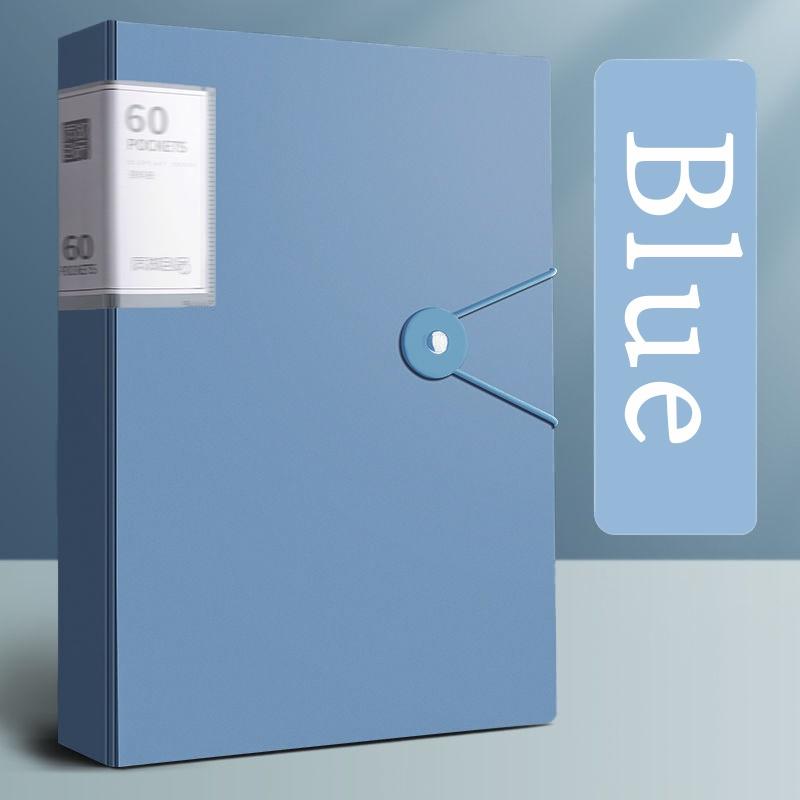 File bag for A4 folders, Office supplies, high transparency and waterproof, suitable for storing A4-sized documents and papers, convenient for storage and organization, an ideal folder for storing family, school, and office documents