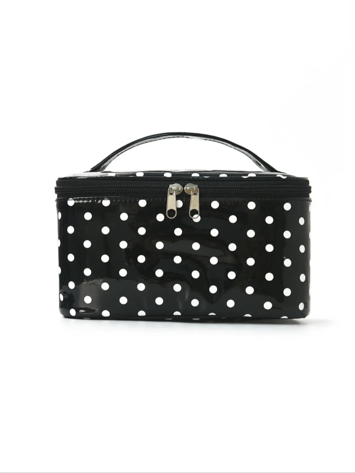 Black polka dots
