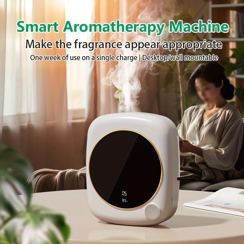 7-Level Adjustable Smart Diffuser - Suitable for Essential Oils/Perfumes, USB Rechargeable Battery Humidifier, Room Freshener, Long-Lasting Home Fragrance, Smart Timer with Adjustable Settings, Ideal Gift for Office, Bedroom, Bathroom Air Freshener