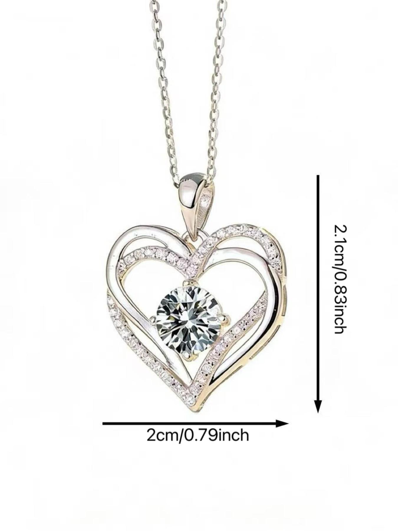 Single Rose Flower Gift Box Necklace Box, Heart-Shaped Personalized Collar Necklace Pendant, Love Card Gift Box, Unique Jewelry Packaging