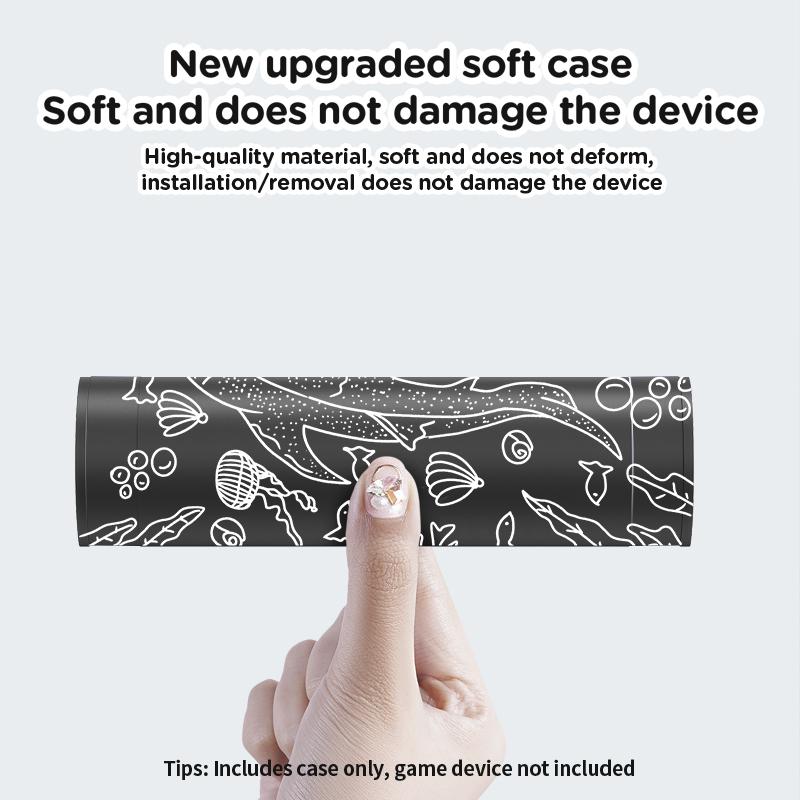 TPU protective case for Switch NS2 (2025), Switch NS2 game accessory, removable design, can be inserted into the base with the case on, printed protective case, scratch-resistant, drop-resistant, 2025 new model, available in multiple colors.