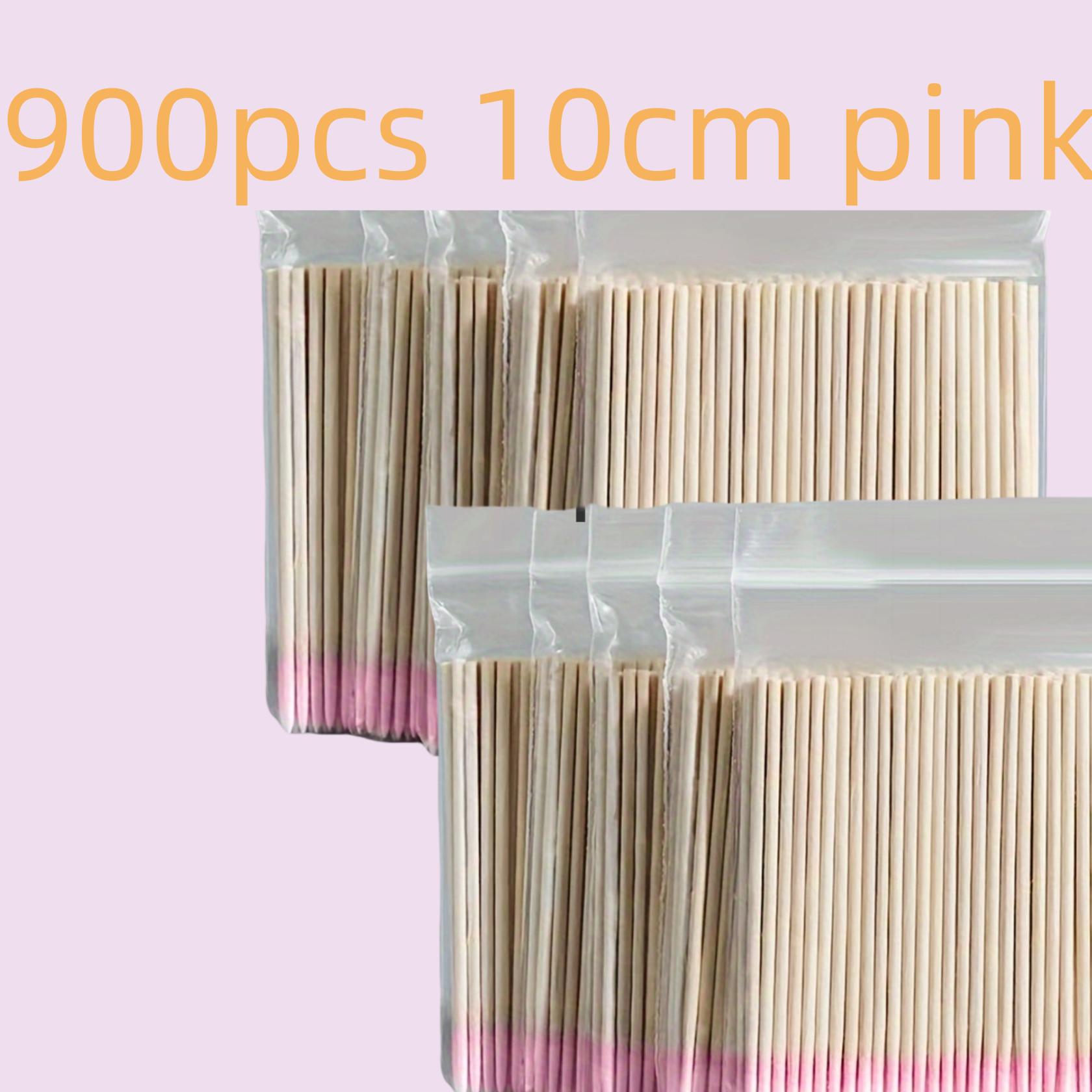 300pcs Disposable Wooden Micro Bud Swabs Lint Free Eyelash Extension Glue Removing Tools Makeup Mini Brush