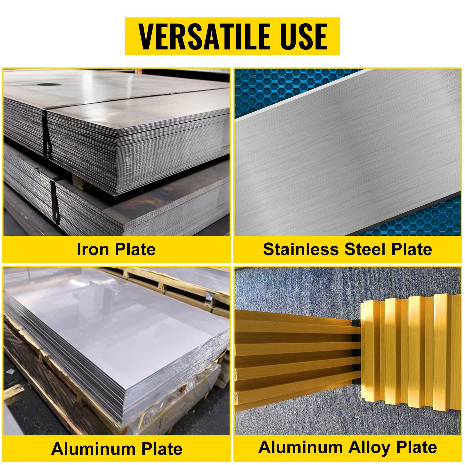 VEVOR Three-Station Edge Roller, Large Radius, 0-90 Bending Angle Sheet Metal Brake, Quickly Adjusts for Making 0.63-5.7 Bends in 30-19 Gauge Steel, for Clean Crisp Bends in Metal Roofing Materia